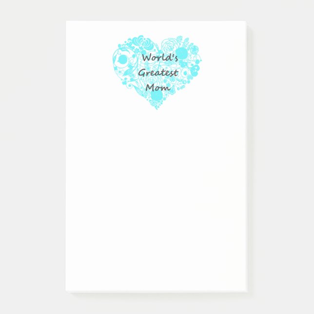 Post-it® Les plus grandes notes de maman post-it du monde (Devant)