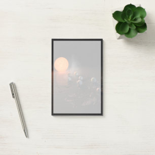 Post-it® Les Sept Planètes De Trappist-1 En Orbite Autour D