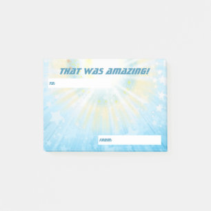 Post-it® les stars de l'espace saluent la reconnaissance de