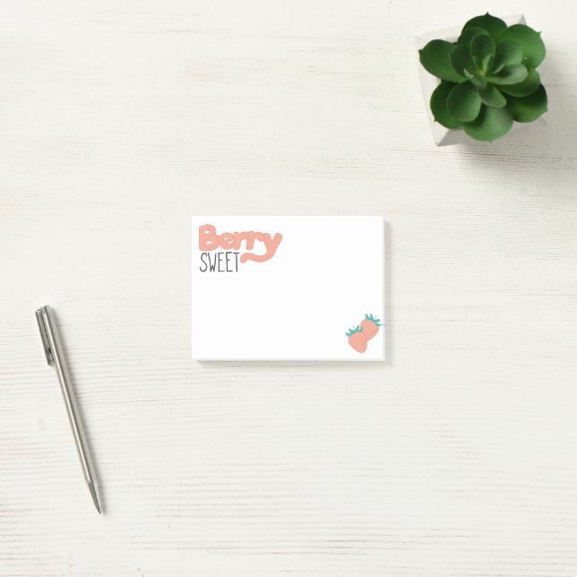 Post-it® Lettrage fraise (Bureau)