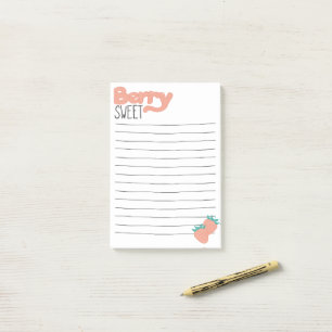 Post-it® Lettrage fraise