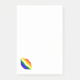Post-it® Lèvres arc-en-ciel