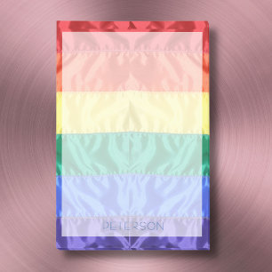 Post-it® LGBTQ rainbow flag rayures gay pride nom personnal