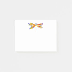 Post-it® libellule de fleurs jaunes