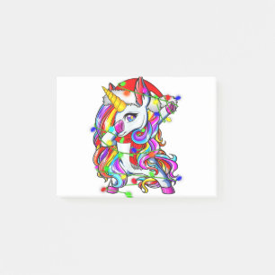 Post-it® Licorne de Dabbing Santa Noël Enfants Filles Femme