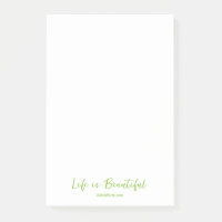 Life is Beautiful Green Blog Marque site