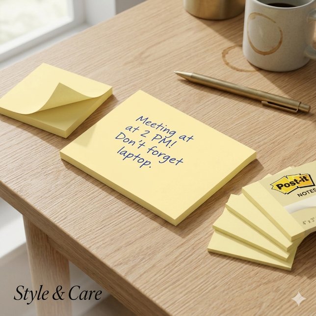 Post-it® Light Canary Simple 4" x 3" (Light Canary Simple 4 x 3 Post-it Notes)