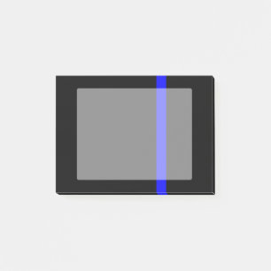 Post-it® Ligne bleue claire symbolique verticale