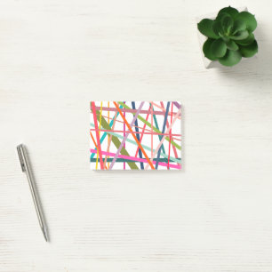 Post-it® Lignes colorées 