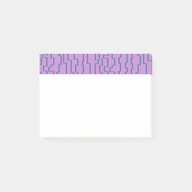 Post-it® Lignes de circuit sarcelle  (Devant)