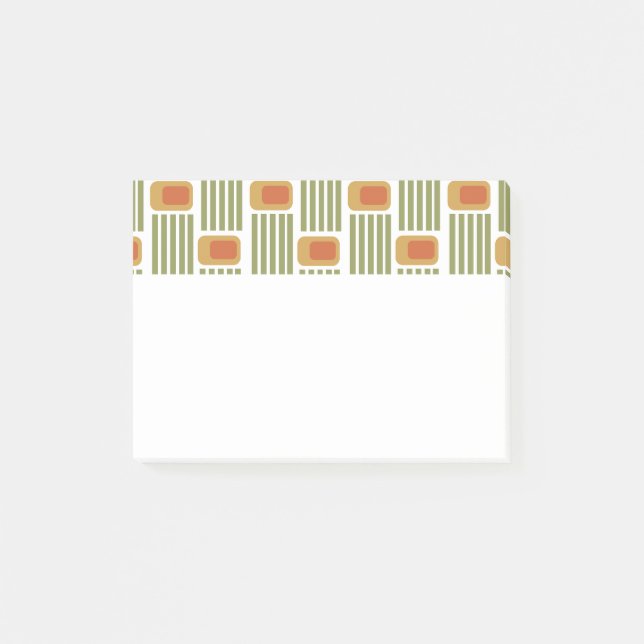 Post-it® Lignes et boîtes vertes (Devant)