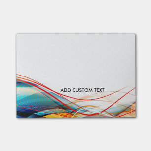 Post-it® Lignes onduleuses coutume moderne de la science et