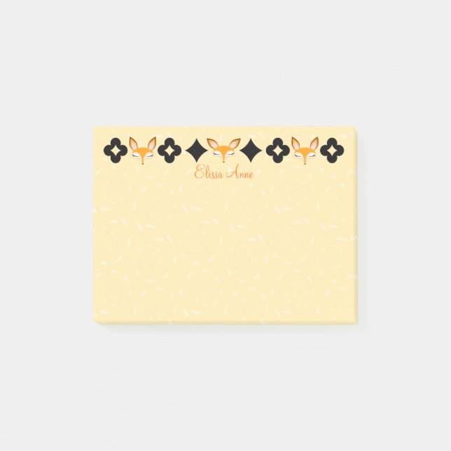 Post-it® Lil Foxie - notes faites sur commande de (Devant)
