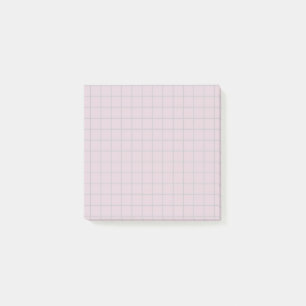 Post-it® Lilac À damiers Motif en mou Conception de grille 