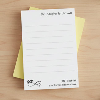Post-it® Lined Large 4"x6" Notes for Veterinarians