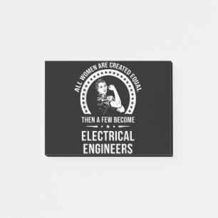 Post-it® L'Ingénieur Électrique Pour Femmes Est Créé Égalem