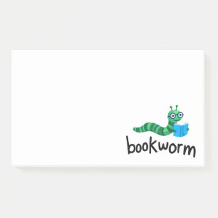 Post-it® Lire Buddy Cute Bookwort Avec Livre