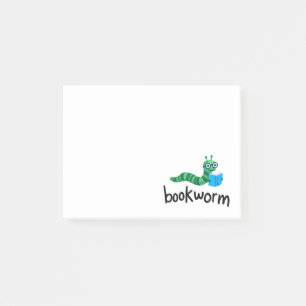 Post-it® Lire Buddy Cute Bookwort Avec Livre