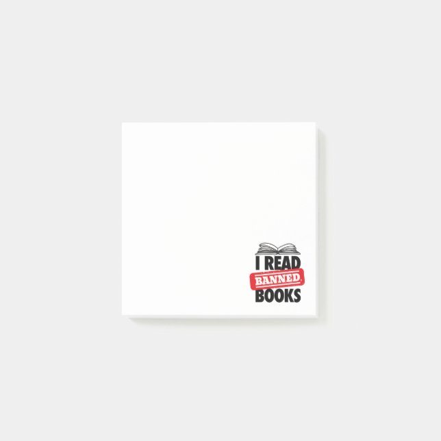 Post-it® Lire les livres interdits Notes post-it (Devant)