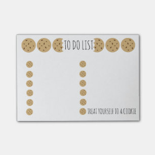 Post-it® Liste "Choc Chip Cookie" à faire