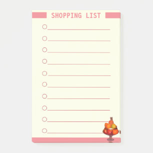 Post-it® Liste d'achats personnalisée