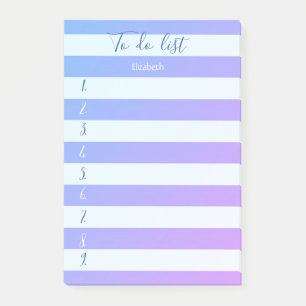 Post-it® Liste de tâches colorées modernes