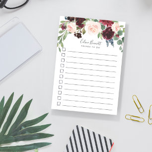 Post-it® Liste de tâches personnalisées en fleur radiante