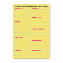 Liste d'épicerie personnalisée