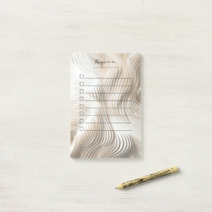 Post-it® Liste des activités de l'ivoire sculpté