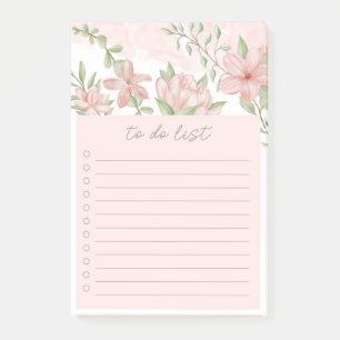 Post-it® Liste des activités florales