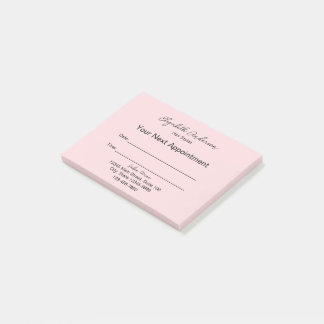 Post-it® Liste des cheveux rose et noir Votre prochain rend