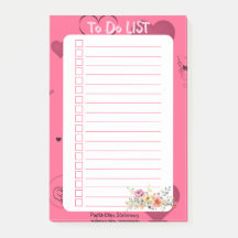 Liste des coeurs de passion rose à faire