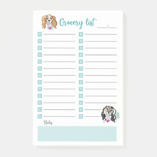 Post-it® Liste des épiceries| poster| Design Cavalier