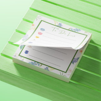 Post-it® Liste des fleurs de printemps à faire