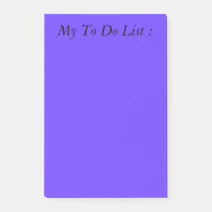 Post-it® Liste des tâches Indigo