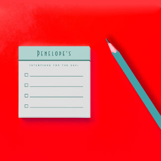 Post-it® Liste des tâches, liste de contrôle des intentions