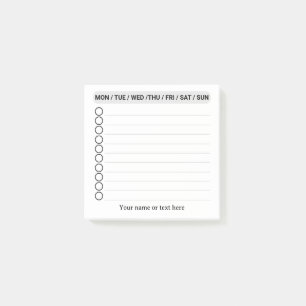 Post-it® Liste minimaliste simple à faire