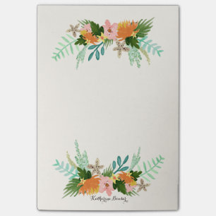 Post-it® Littoral personnalisé de floral