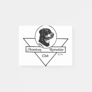 Post-it® Logo américain de club de rottweiler
