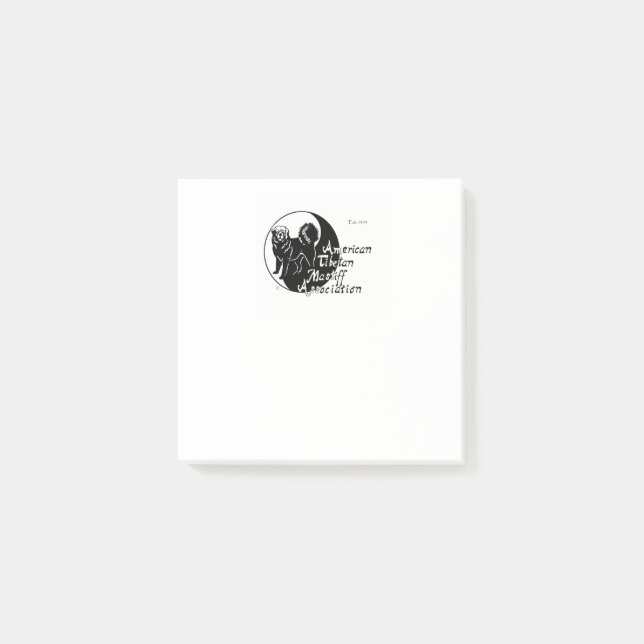 Post-it® Logo ATMA post-it notes 3"x3" (Devant)