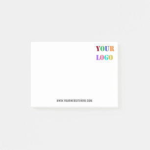 Post-it® Logo de l'entreprise personnalisée et notes commer