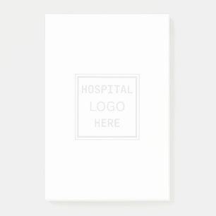 Post-it® Logo de l'hôpital médecin non