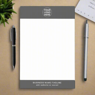 Post-it® Logo d'entreprise gris simple promotion