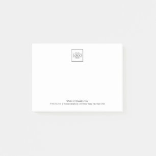Post-it® Logo d'entreprise personnalisé avec texte personna
