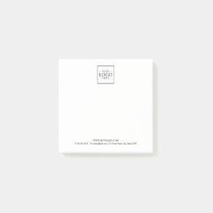 Post-it® Logo d'entreprise personnalisé avec texte personna