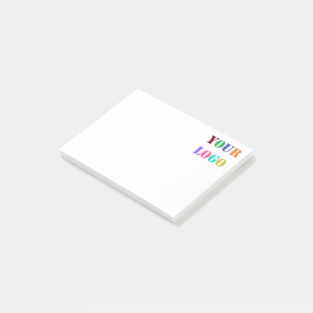 Post-it® Logo d'entreprise personnalisé Notes d'affaires po (Incliné)