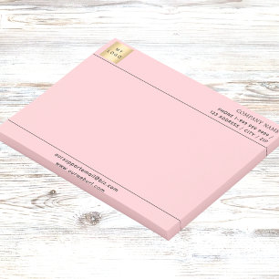 Post-it® Logo d'entreprise rose