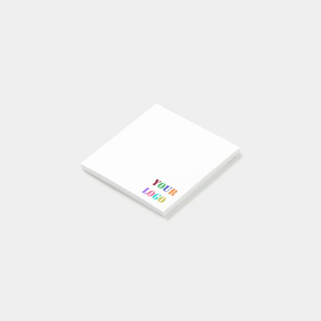 Post-it® Logo personnalisé ou Photo Entreprise Notes collan (Incliné)