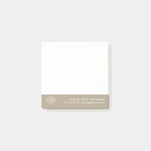 Post-it® Logo simple et moderne de bureau personnalisé dès