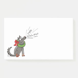 Post-it® Loup Noël Joyeux Howlidays Funny